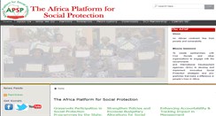 Desktop Screenshot of africapsp.org